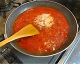 蟹のトマトクリームパスタ🦀作り方6写真