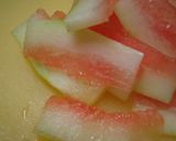 簡単★スイカの漬け物　夏の味作り方1写真