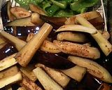 なすとピーマンと豚肉のこってり丼作り方4写真