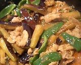 なすとピーマンと豚肉のこってり丼作り方7写真