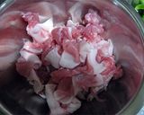 万願寺（甘長とうがらし）と豚肉のパスタ作り方2写真