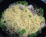 万願寺（甘長とうがらし）と豚肉のパスタ作り方6写真