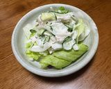 【作り置き】新玉葱と胡瓜のチキンサラダ作り方7写真