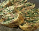 ゴーヤと納豆でとろ～り玉子焼き作り方7写真