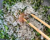 大根の葉っぱ丼作り方3写真