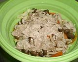 キャベツと豚肉の蒸し味噌和え作り方3写真