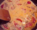 フライパン1つ！牛乳で蟹クリームパスタ。作り方3写真