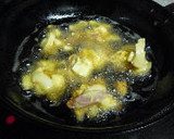 ゆで卵とウインナーのカレー風味かき揚げ作り方5写真