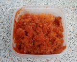 簡単☆シャリシャリトマトの冷製パスタ作り方3写真