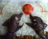 デコカレー☆イルカのショー♪作り方9写真