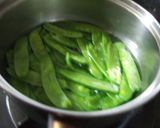 夏★わんさか★えんどう豆の卵とじ作り方1写真