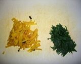 簡単☆たくわんと大葉のさっぱりご飯♪作り方1写真