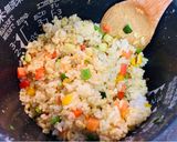トロピカルカレーピラフ パイナップル入り作り方2写真