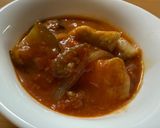 鶏むね肉と夏野菜のトマト煮作り方7写真