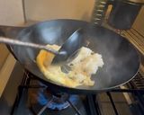 ピリッとシャキッと、わさび菜炒飯作り方3写真