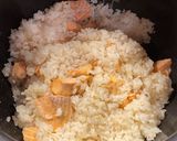 板前の本格出汁|トロサーモンの釜飯作り方5写真