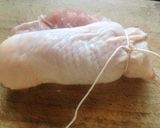 お•も•て•な•しに鶏肉のロール巻き。作り方3写真