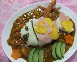 ハートがいっぱい☆さかなカレー作り方4写真