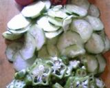 ☺ツナと夏野菜のからし酢味噌和え☺作り方1写真