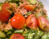 ☺ツナと夏野菜のからし酢味噌和え☺作り方2写真