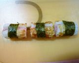お弁当に！ハムinちくわ作り方4写真