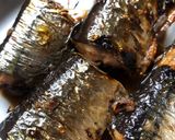 焼き豆アジの醤油漬け/さんまのおまけつき作り方8写真