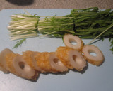 男のちくわと水菜のわさび炒め作り方1写真
