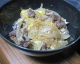 楽々玉ねぎたっぷりの牛丼作り方6写真