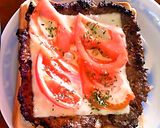 残ったハンバーグのタネを朝食パンに♪作り方5写真