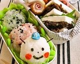 キャラ弁❤なんか可愛いカラフルいもむし君作り方6写真