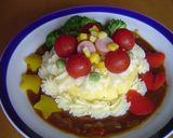 ☆デコレーションケーキ☆カレー作り方5写真