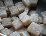 こんにゃくとアボカドの柚子胡椒麺つゆ炒め作り方3写真