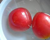 冷凍トマト使用☆ＦＰでトマトスムージー♪作り方2写真