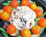 旨味たっぷり♪鮭缶と野菜のタジン作り方3写真