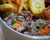 Wビーフロール焼き弁当作り方6写真