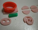 デコカレー　３びきのこぶた作り方1写真