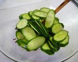 簡単　塩コブときゅうりのごま油和え作り方4写真