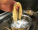 米粉・小麦粉・蕎麦粉で作った麺で釜揚げ作り方13写真