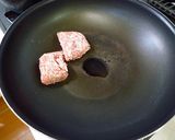 簡単　豚ひきとパプリカのナポリタン風作り方3写真