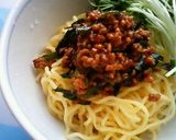 夏だね! !コチュジャンで作るニラ肉冷麺作り方6写真