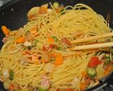 ミネストローネでパスタ（賄い風）作り方5写真