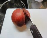 すり桃シャーベット作り方1写真