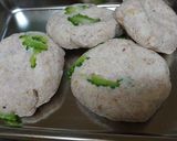 ゴーヤ入り味噌煮込みおからハンバーグ作り方8写真