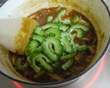 ゴーヤ入り味噌煮込みおからハンバーグ作り方9写真
