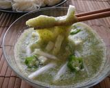 オクラ入り麺つゆのネバネバそうめん作り方6写真