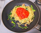 トマト焼きそば作り方10写真