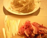 肉もやし炒め作り方1写真
