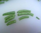 インゲンと牛肉のオイスター炒め作り方1写真