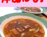 食べ終わったカレーの鍋でまさかのスープ！作り方4写真