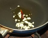 チョリソーと茄子のチーズスパ作り方3写真